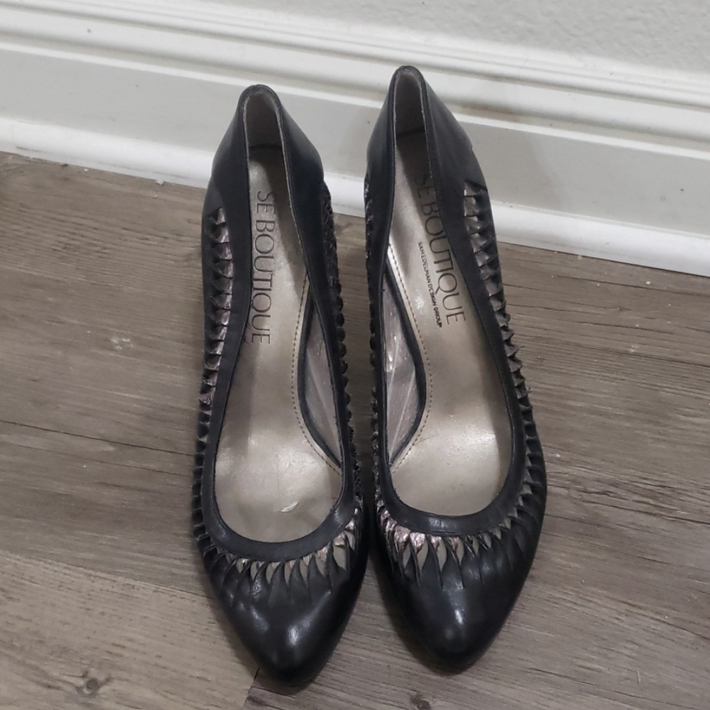 Black heels